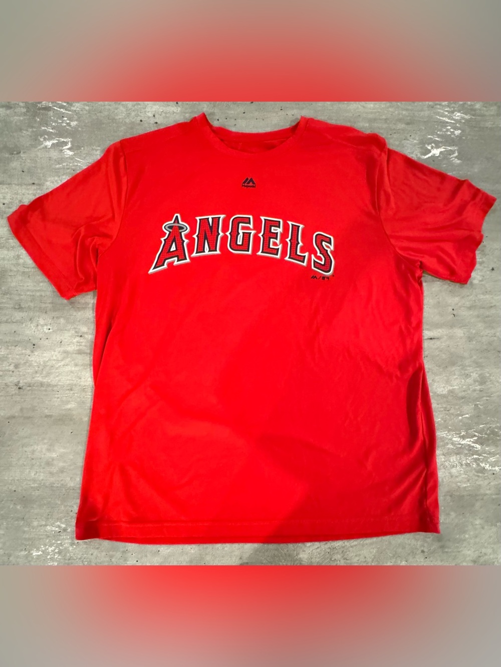 Majestic Los Angeles Angels Evolution Tee Cool Base Performance T-Shirt Men's XL